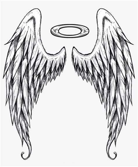 drawing of angels for tattoos|easy angel halo drawing.